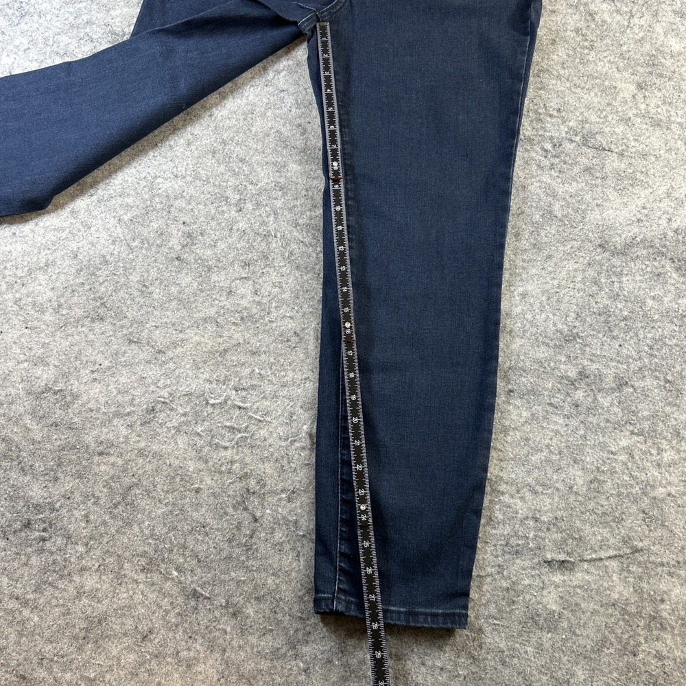 New Express Skinny Jeans Women's Size 14 Denim Dark Wash - Picture 5 of 12